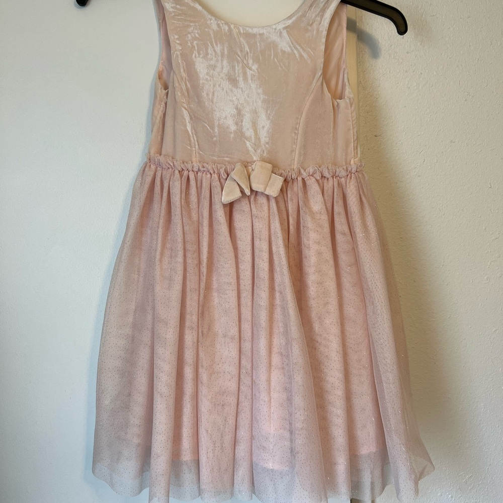 H&M Light Pink Dress with Bow Detail